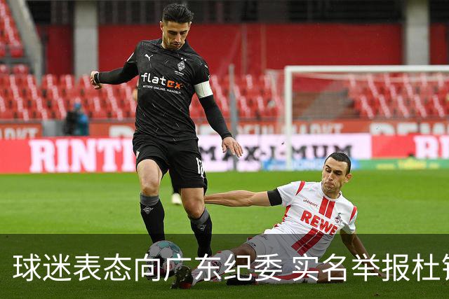 球迷表态向广东纪委 实名举报杜锋，给出三大理由 让人哭笑不得！